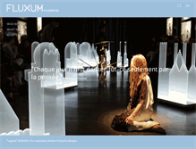 Tablet Screenshot of fluxumfoundation.org
